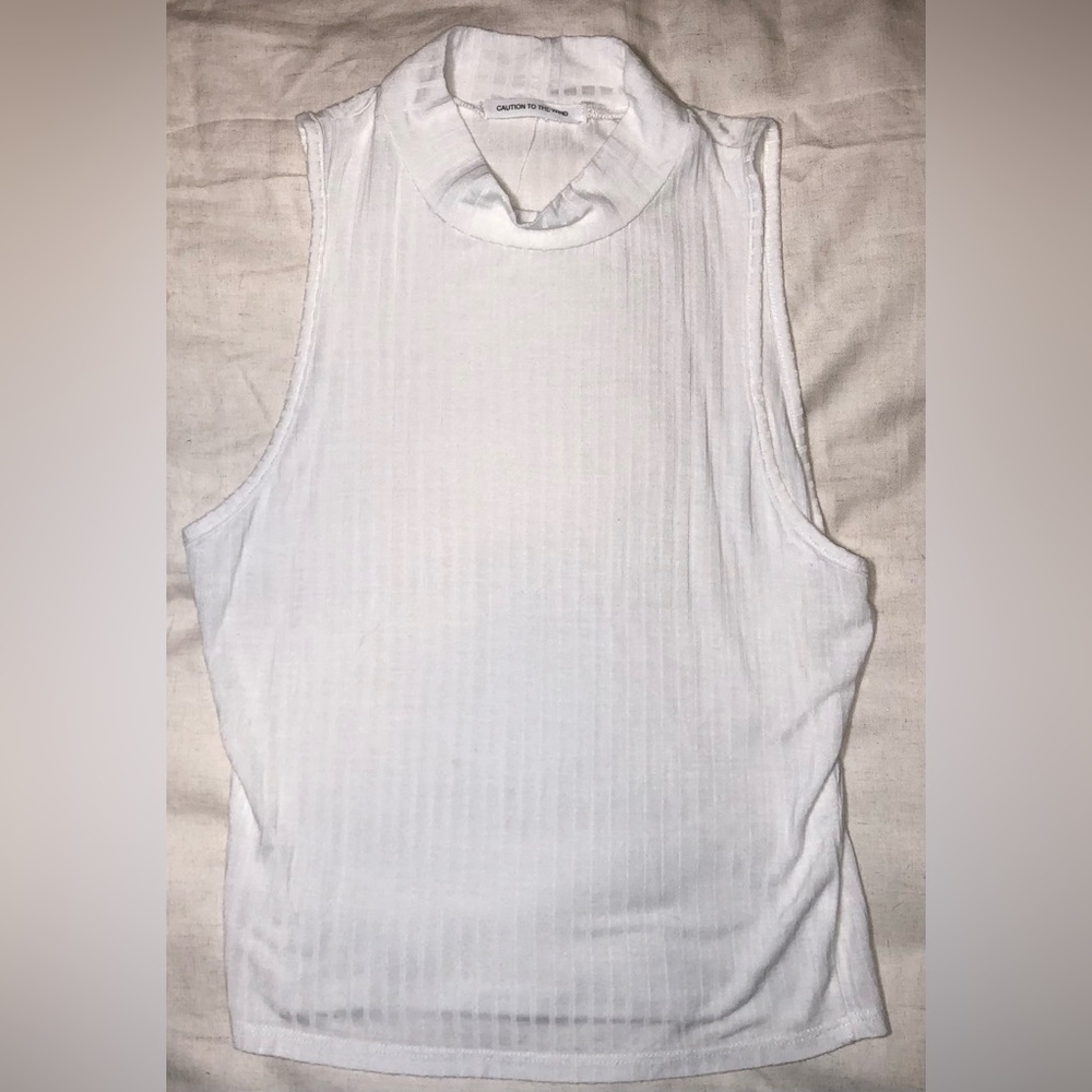 High neck top